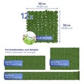 Folie paravan pentru balcon si gradina Ivy, Maximex, 100x300 cm, polietilena/poliester/nailon, verde