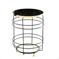 Masuta de cafea, Cerritos, Shb-006, Metal, Negru