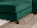 Coltar extensibil dreapta 4 locuri ELTAP, Mari-26, Mariall, 288x200x92 cm, lemn/poliester, verde inchis