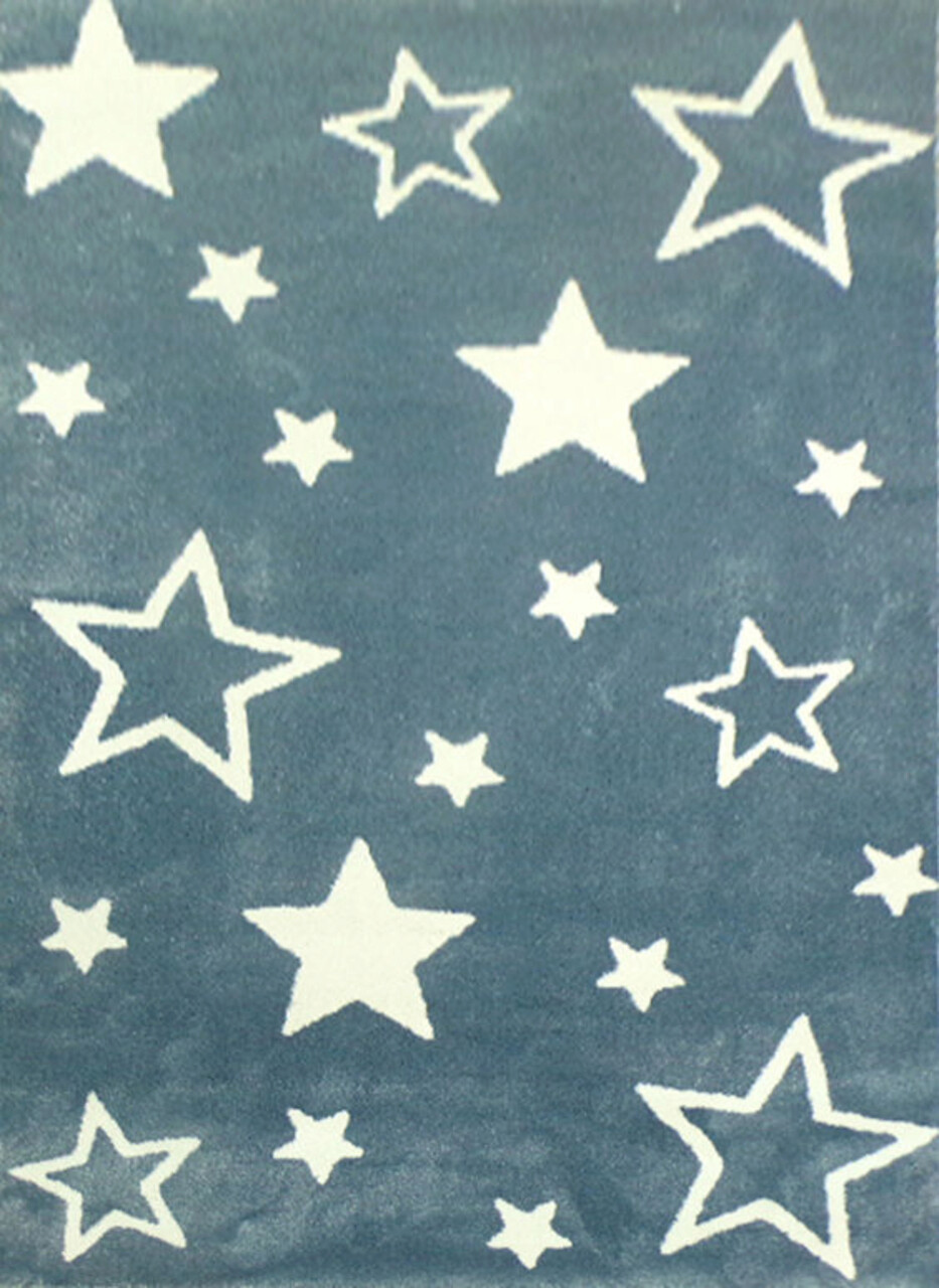 Covor, Machine Star, Albastru - 1 | YEO