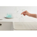 Scurgator vase, Brabantia, SinkSide, 32.5x43.8x0.9 cm, silicon, gri deschis