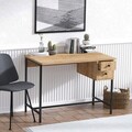 Birou, Elegance, Morris, 100x60x74 cm, Stejar / Negru
