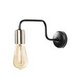 Aplica de perete, Opviq, 892OPV1228, Fier, Negru/Nichel