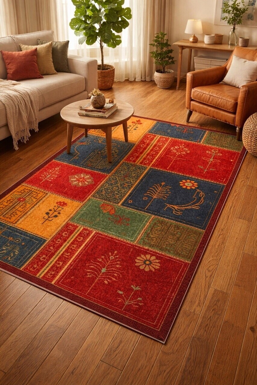 Covor, DC-2001-50, 160x250 cm, Poliester, Multicolor