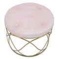 Taburet Luty Pink, Mauro Ferretti, 60x45 cm, catifea