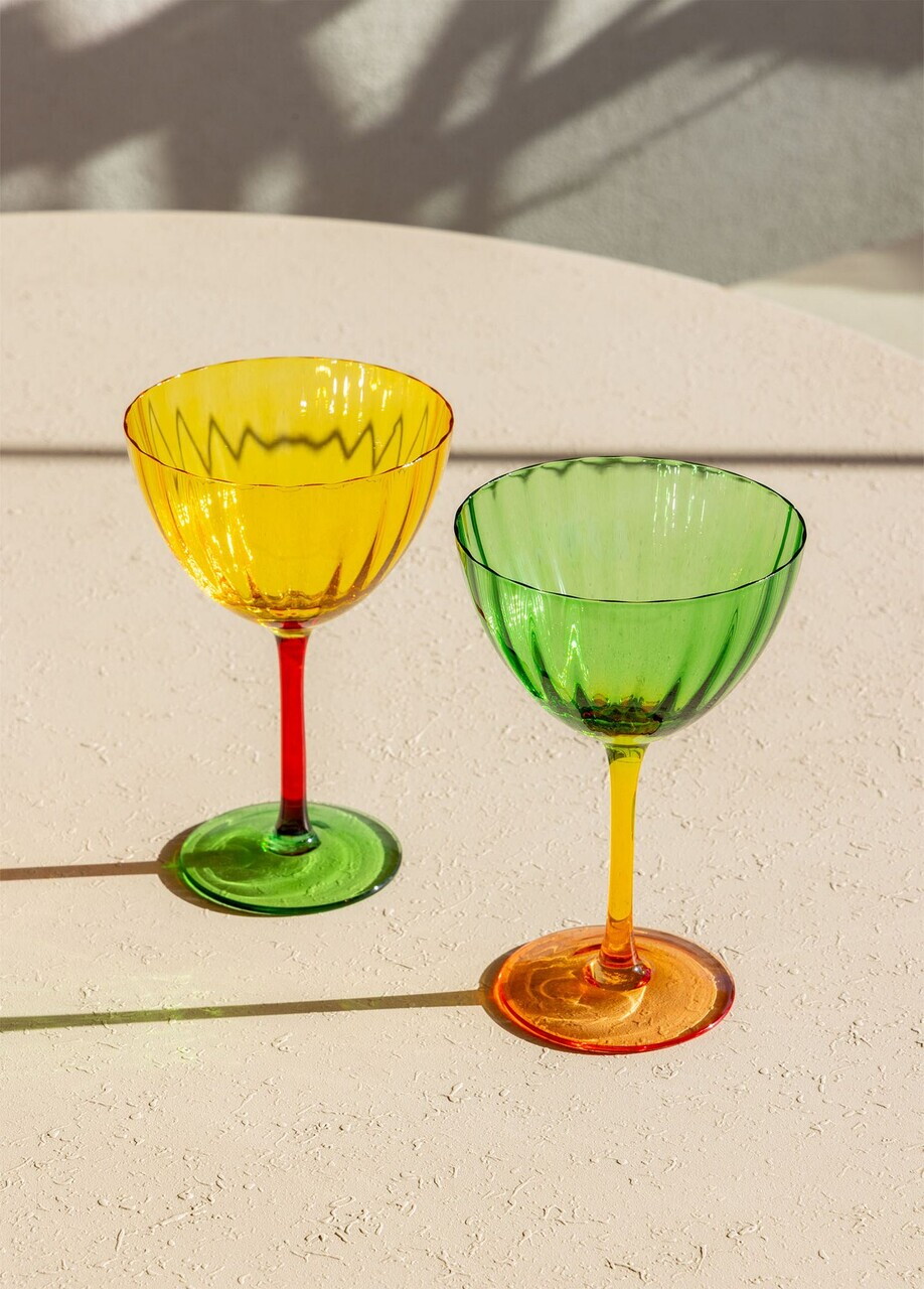 Pahar de vin Hermia 280TMA3192 Sticla Verde