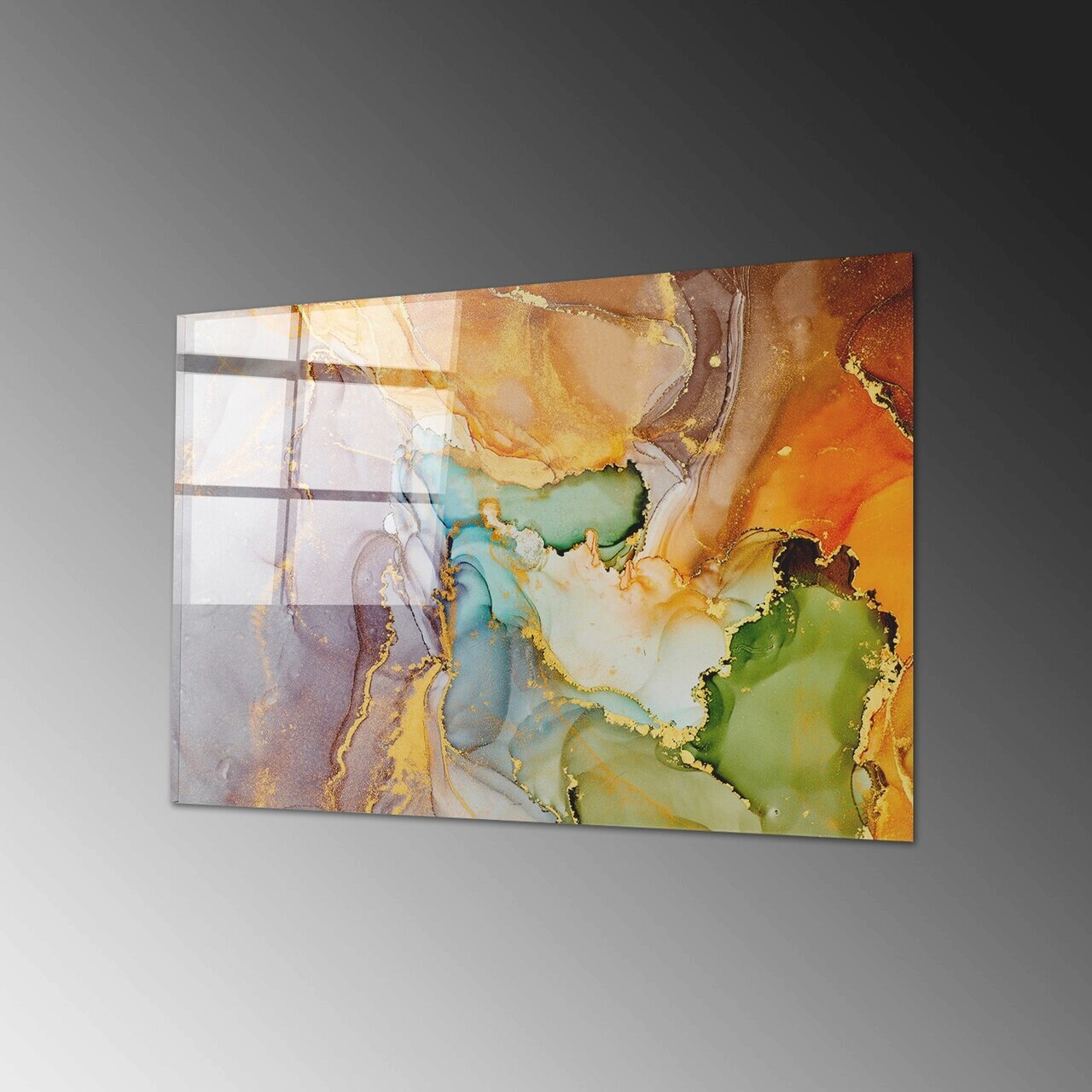 Tablou decorativ, 2078, 70 x 100 cm, Multicolor — imaginea 4
