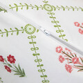 Lenjerie de pat King Size, Narine, Homla, 3 piese, 200x220 cm, microfibra din poliester, multicolor