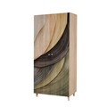 Dulap pentru haine, Vella, Lidya 2 -977, 90x192x52 cm, PAL, Sonomo