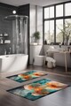 Set covorase de baie, Cartwright, CT-5410, Poliester, Multicolor