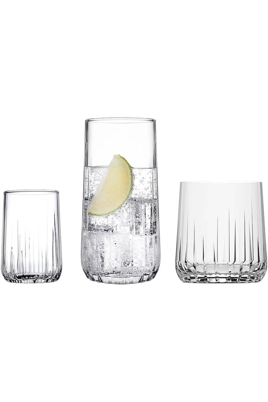 Set de sticlă (18 bucăți), L'essentiel Maison, 896PBH1135, Dimensiune medie a paharului: 315 ml (6 bucăți), Transparent - view 3
