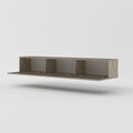 Comoda TV, Odessa, Alfa, 180x28.6x31.4 cm, Travertin