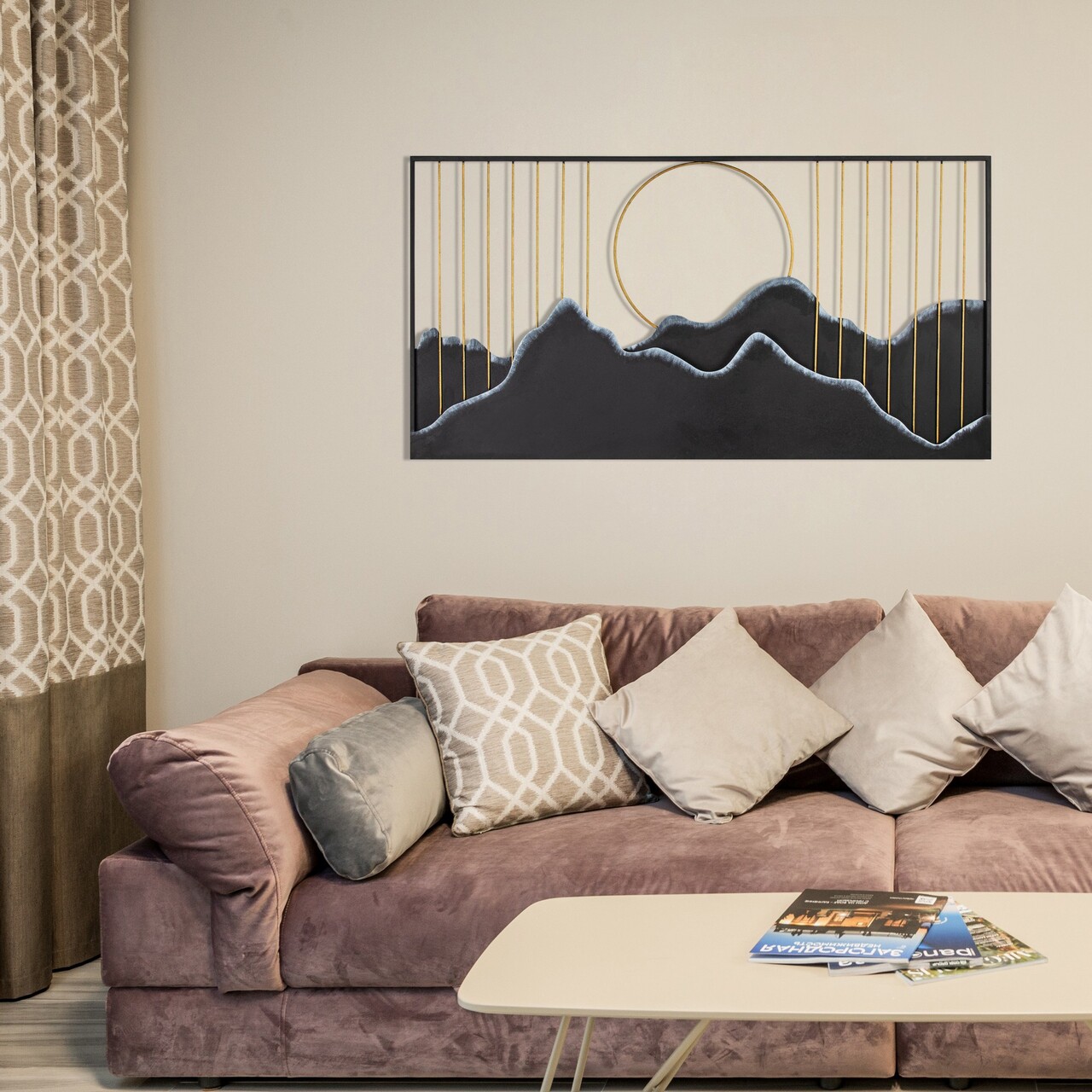 Decoratiune, Sagarmatha, Dimensiuni: 114 x 4 x 60 cm, Multicolor - view 3