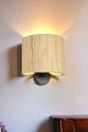 Aplica de perete, Opviq, 846STL4117, Stejar / Negru