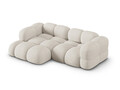 Coltar stanga 3 locuri, Loretto, Cosmopolitan Design, 250x147x68 cm, tesatura structurata, bej