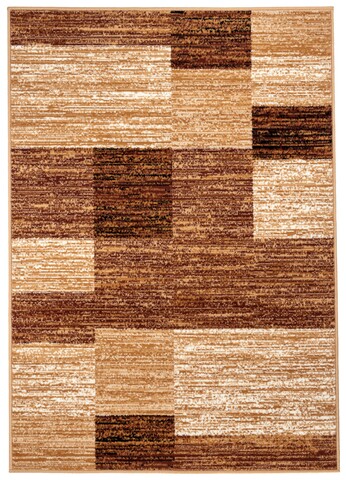 Covor Yuoshima, Decorino, 80x150 cm, polipropilena, maro/bej