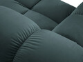 Sezlong living dreapta 1 loc, Bellis-51, Micadoni Home, 155x94x70 cm, catifea, turcoaz