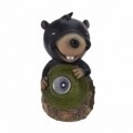 Lampa solara de gradina Mole and Log, 11.5 x 12 x 21 cm, polystone, multicolor