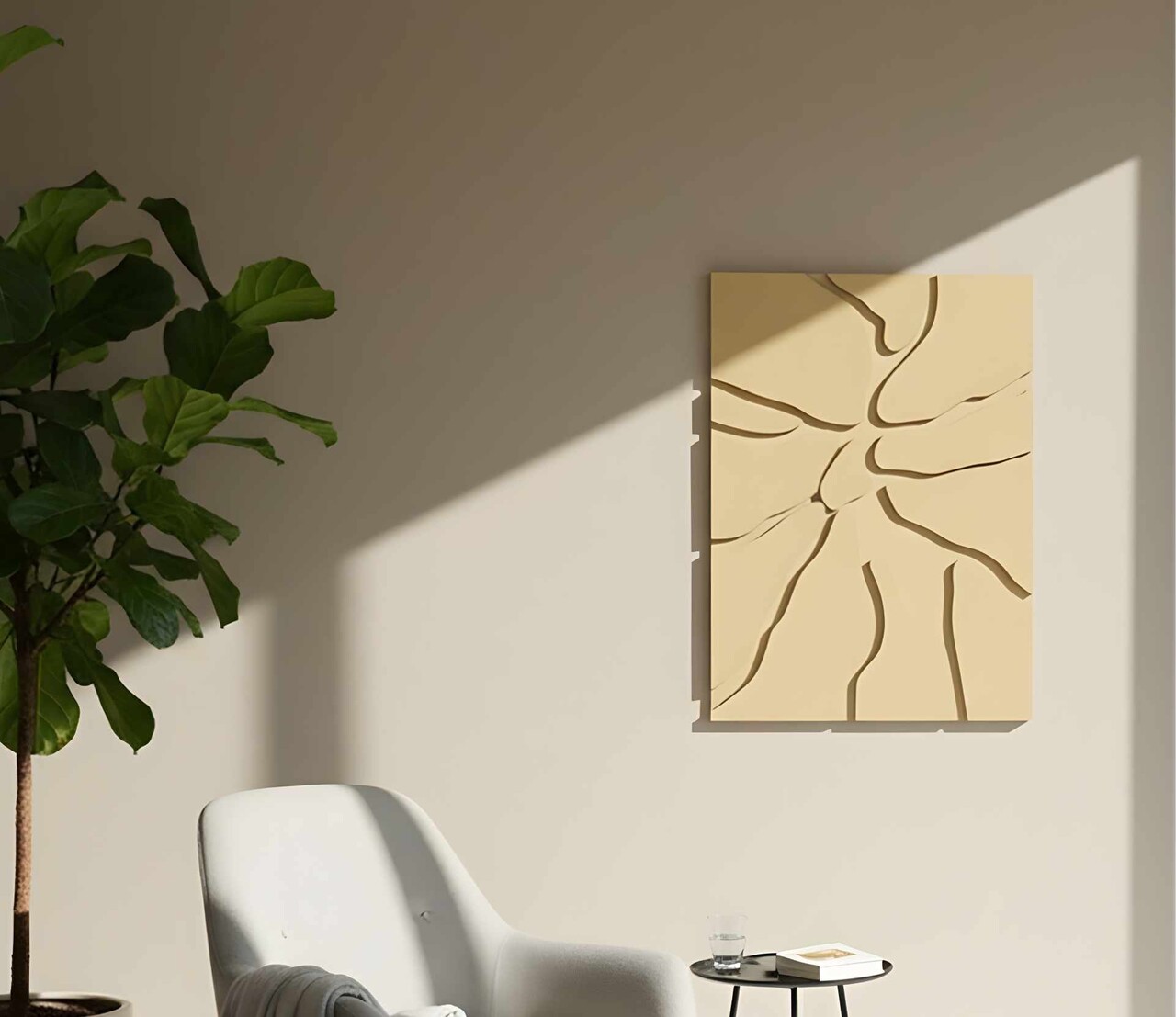 Tablou decorativ Midas Dimensiuni: 45 x 68 cm Auriu