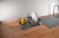Scurgator de vase cu tava si suport tacamuri, Metaltex, Aquatex Plus Lava, 35 x 30 x 12 cm, metal/plastic