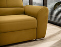 Coltar extensibil stanga 3 locuri ELTAP, LT-45LO, Siber, 270x186x93 cm, lemn/poliester, galben