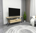 Comoda TV, Kalune Design, Tarz, 124x54x35 cm, Pâslă / Negru 