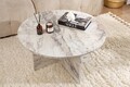 Masuta de cafea, Nordure, Harmoni, 80x45x80 cm, MDF , Marmura Freesia