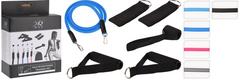 Set benzi pentru antrenament xqmax, elastic, multicolor