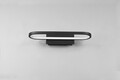 Aplica de perete Gianni, TRIO, 40x14.8x7.5 cm, 17W, 1x SMD, metal, negru mat