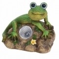 Lampa solara de gradina, 13 cm, Lizard Green