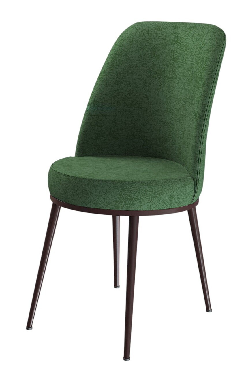 Set scaune 2 piese, Hanah Home, Dexa, Verde kaki / Maro — imaginea 2