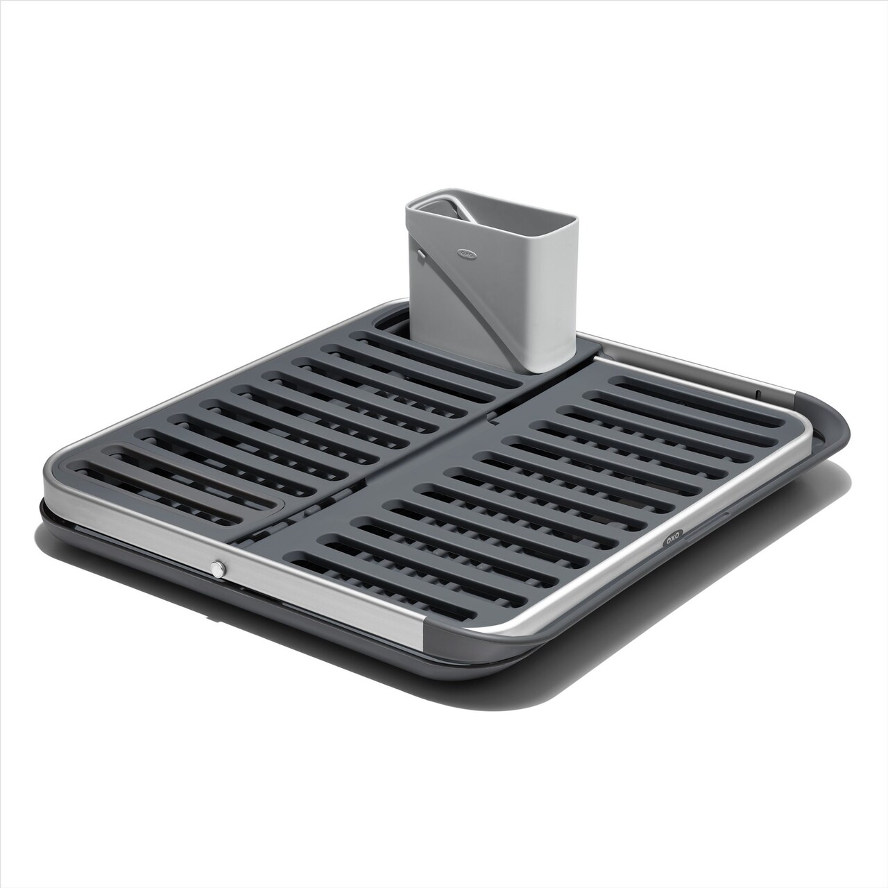 Scurgator vase, pliabil, aluminiu, 41,7x37,1x5,1 cm, "Good Grips" - OXO - imagine 3