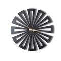 Ceas de perete, Symmetry, Metal, Dimensiune: 50 x 50 cm, Negru