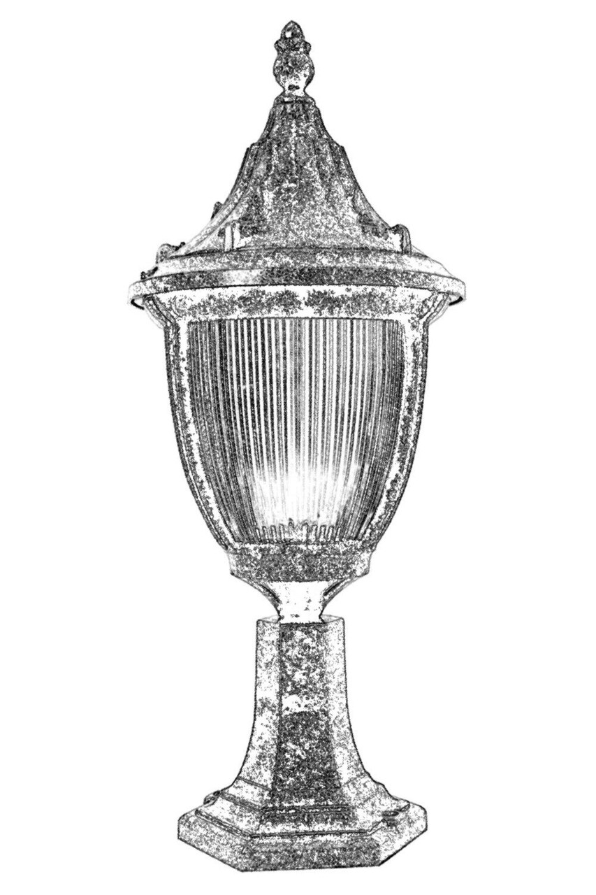 Lampa de exterior, Avonni, 685AVN1239, Plastic ABS, Maro - 1 | YEO