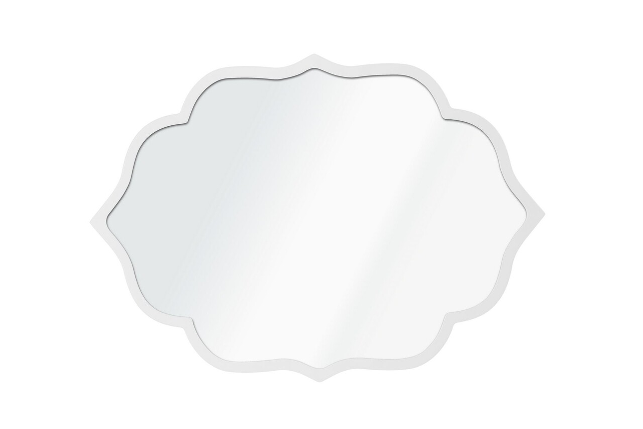 Oglinda decorativa, Lumisfera, Velvet 50 x 70, Alb - 1 | YEO
