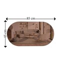 Oglinda decorativa, Siam, Riors, 45x85x2.2 cm, MDF , Bronz / Aur
