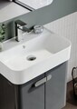 Dulap de baie cu chiuvetă, Hanah Home, Orbit 55, Antracit