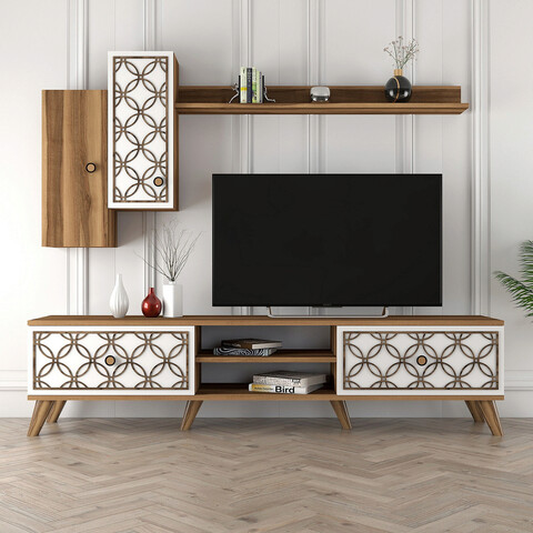 Comoda tv, hommy craft, class s, nuc / alb
