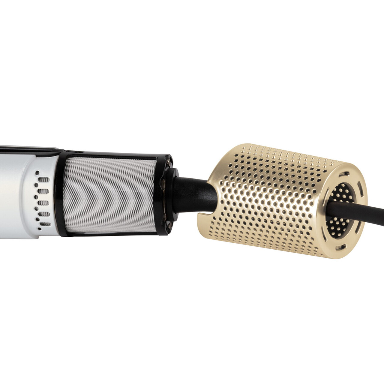 Placa de par cu uscator, 2 in 1 Fashion TV, Pearl White-Gold, 1000W, 230°C, 3 viteze, 3 trepte de temperatura, invelis ceramic, alb - view 4