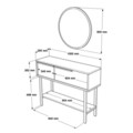 Bufet, Locelso, On12-Su, 100x76x29.5 cm, PAL, Nuc / Stejar