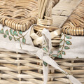 Cos de picnic Lorenzo, Homla, 40x30x18/34 cm, rachita, natur