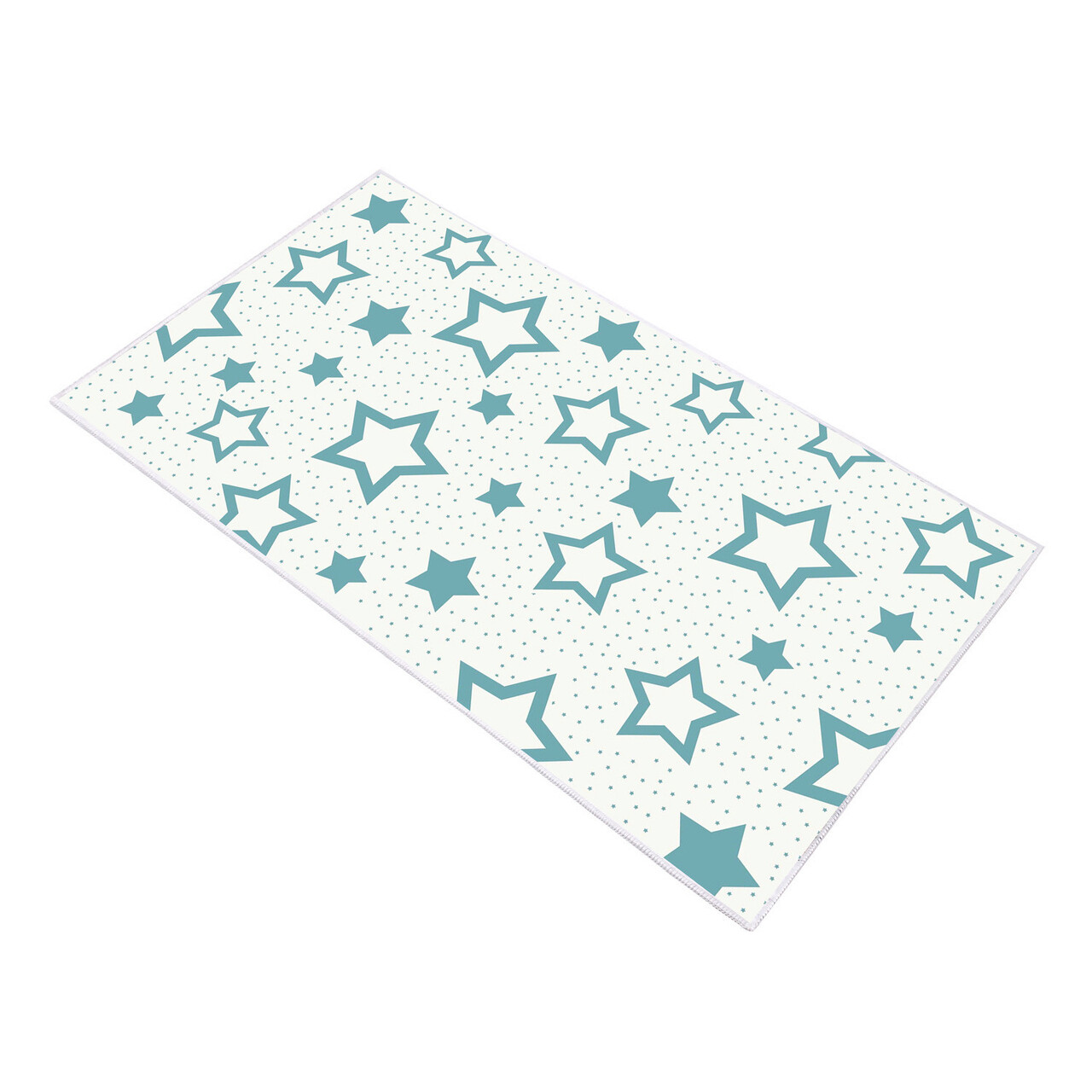 Covor, Kids-127, 80x120 cm, Poliamida, Crem / Albastru - 2 | YEO