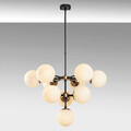 Lustra, Fulgor, 942FLG1167, Metal, Negru