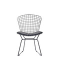 Scaun Industrial, Homla, 58x54x80 cm, metal/piele ecologica, negru