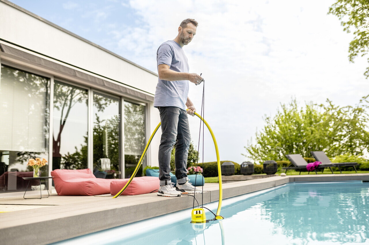 Pompa submersibila cu aspirare joasa SP 9.000 Flat, Karcher, galben — imaginea 2