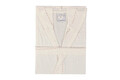 Halat de baie pentru femeie, Irya Home, Meltem, Bumbac, Maro/Alb