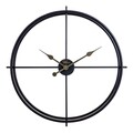 Ceas de perete, Scandinavian, Dimensiuni: 66 x 66 cm, Negru