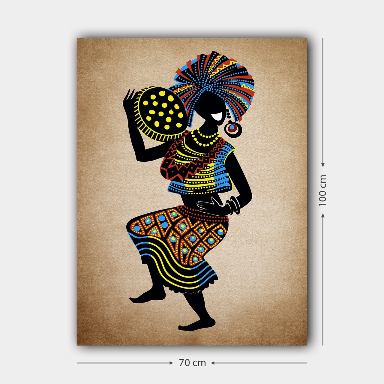 Tablou decorativ, 12658749253_70100, Cadru: 100% LEMN (grosime: 3 cm), Multicolor - view 3