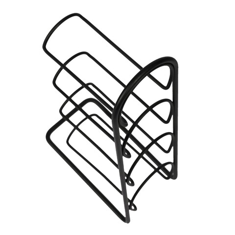 Suport pentru sticle de vin, Puqa Design, Hope, 21x12x43.5 cm, Metal, Negru