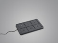 Lampa de masa Fernandez, RL, 42.6x26x2.7 cm, 1.5W, 6x SMD, plastic, negru mat